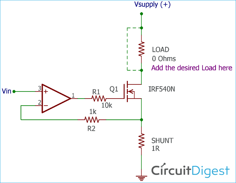 How To Design A Voltage Controlled Current Source Circuit Using Op Amp