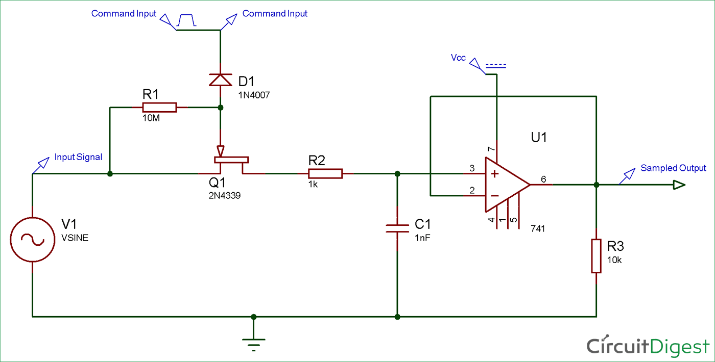 Sample and Hold Circuit Diagram