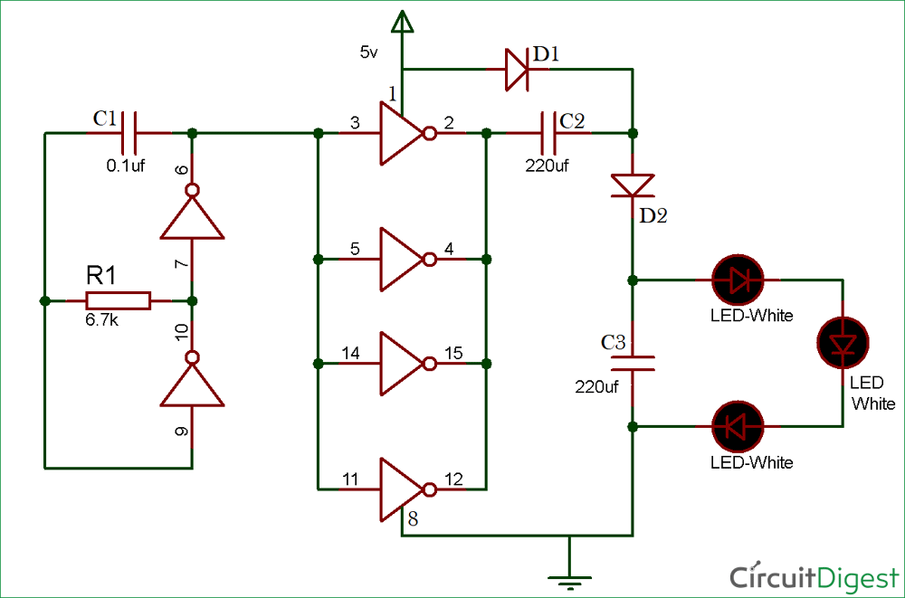 led light simple circuit