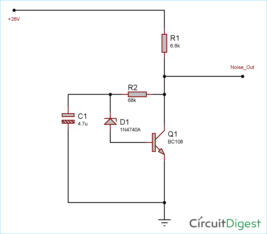 White Noise Generator Circuit Diagram