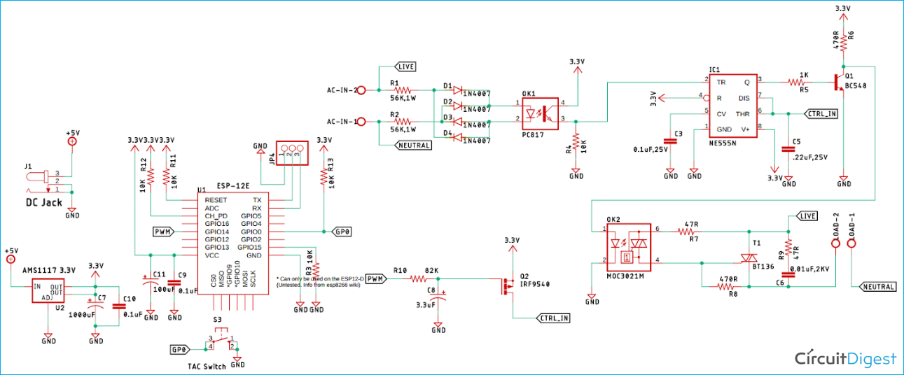 AC Fan Regulator Control Circuit