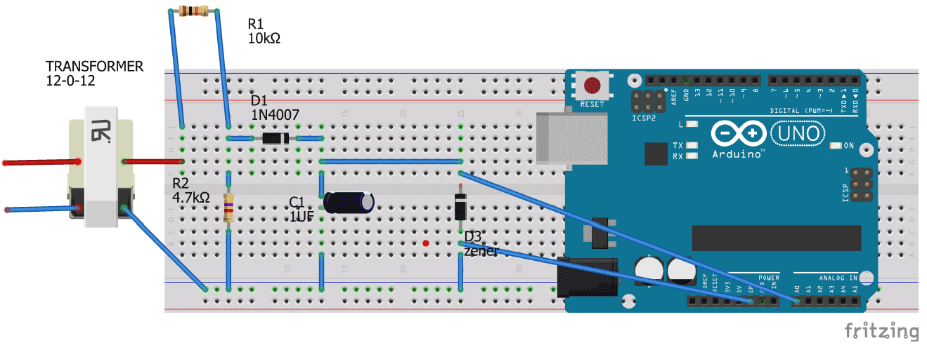 Arduino AC Voltmeter Project with Code and Circuit Diagram 12v meter wire diagram 