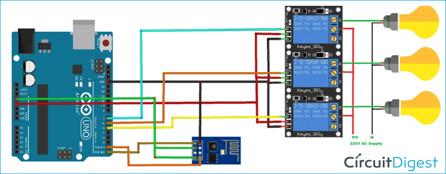 CTW08XDX - Alexa CombiTel WIFI DIN 8 OUTPUT con ESP8266, Arduino, IoT,  domotica, Alexa