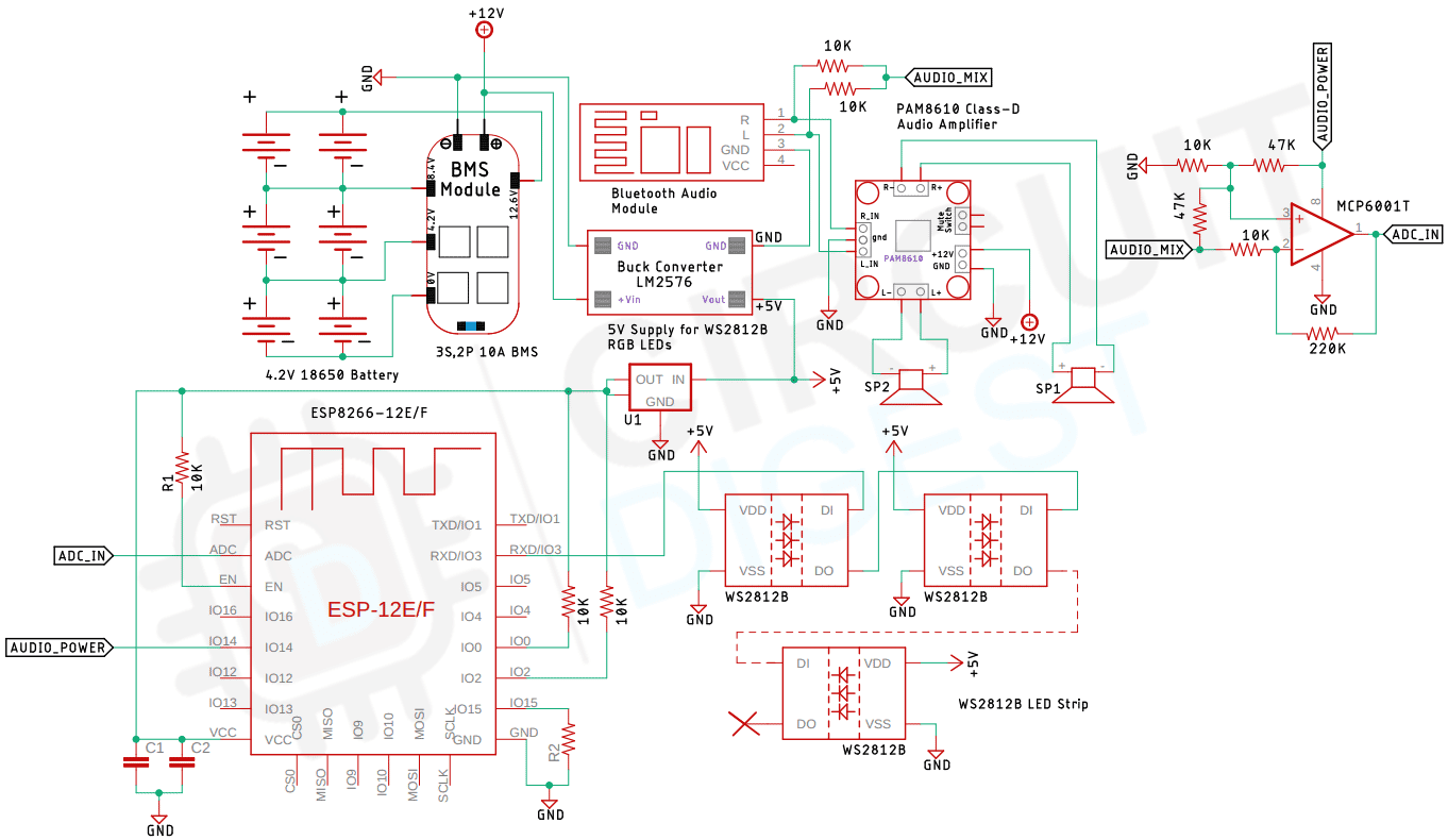 Arduino speaker hot sale bluetooth