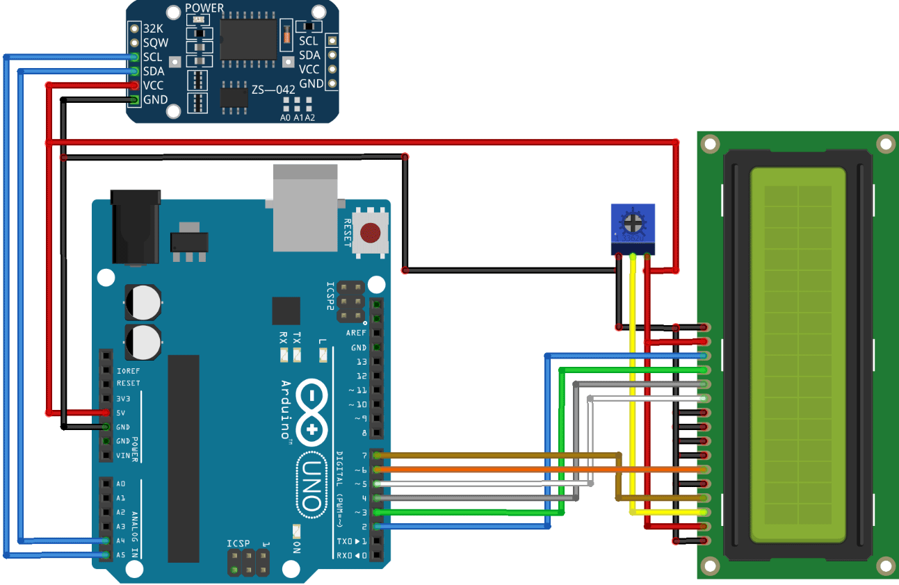 Arduino Ds3231 Rtc Module Tutorial How To Interface Rtc Module With Arduino To Build Digital Clock 8030