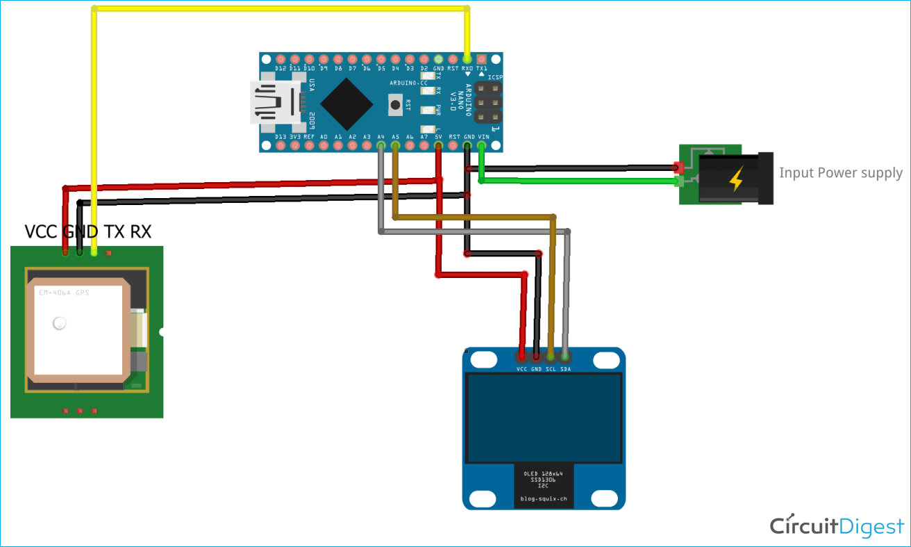 eksil Nøgle administration DIY Arduino GPS Speedometer using OLED