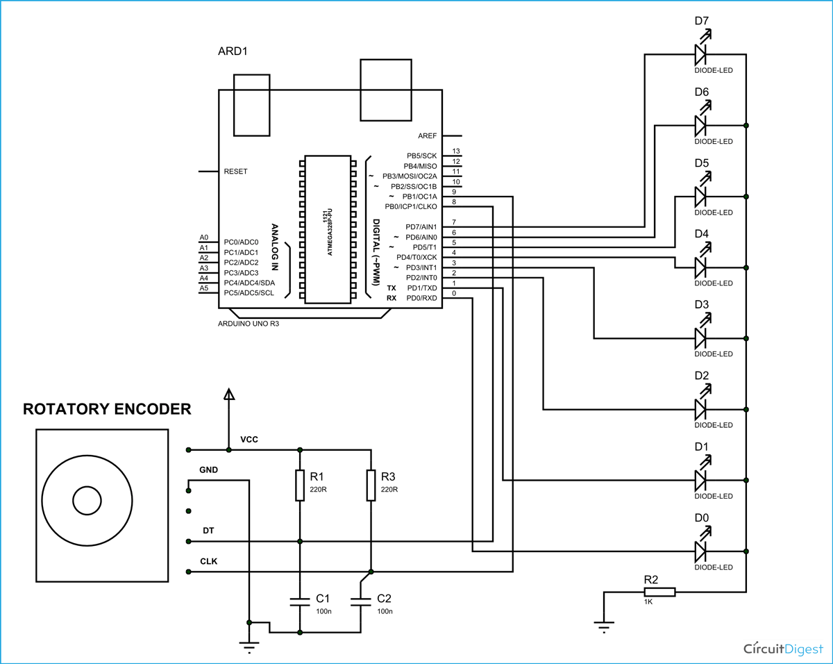 Hohner Encoder Wiring Diagram from circuitdigest.com