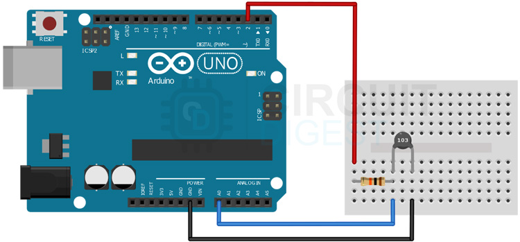 Arduino NTC Thermistor Tutorial - How Thermistor Works and Interfacing it  with Arduino