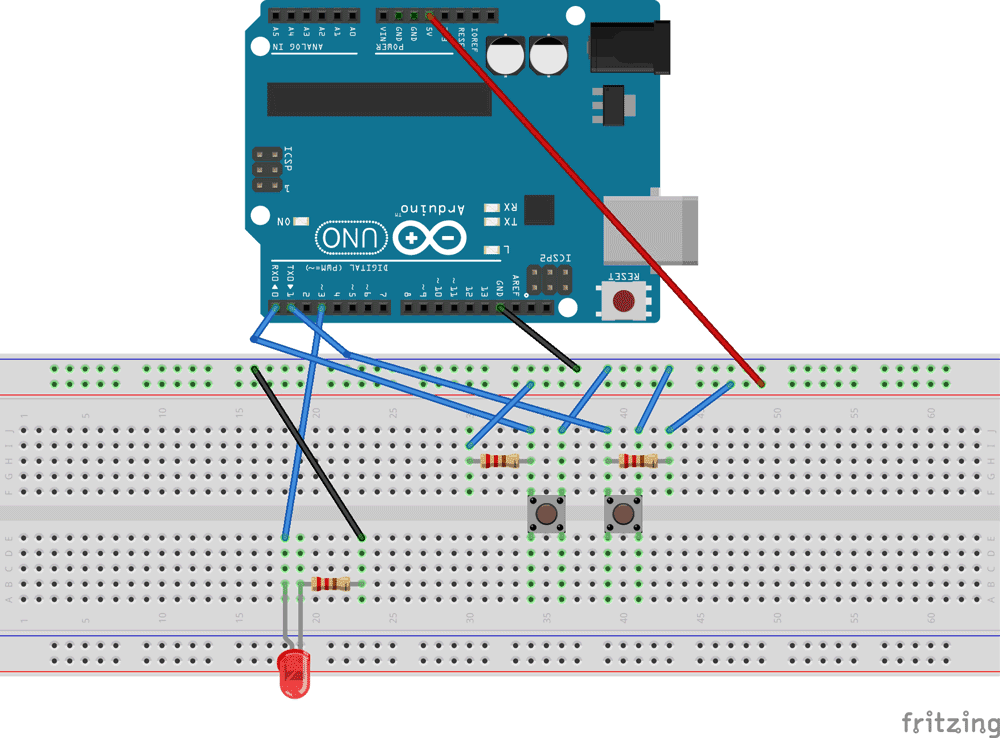 Arduino PWM Circuit Diagram