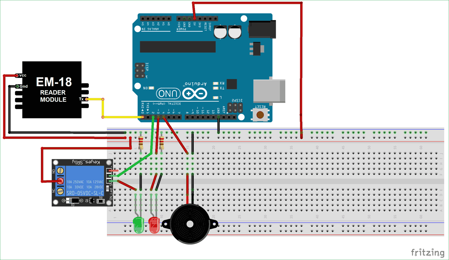 How to make an RFID door lock system using an Arduino Nano board