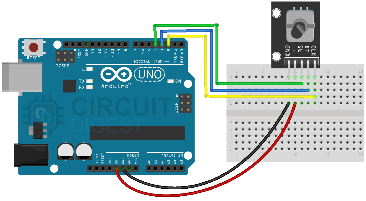 Arduino Rotary Encoder Tutorial How Rotary Encoder Works and Interfacing it with Arduino