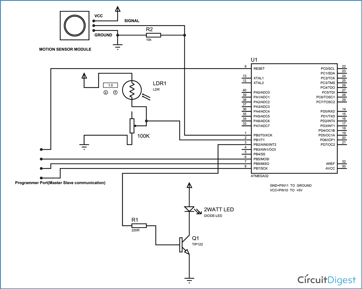 Automatic Staircase Lighting Project using PIR Sensor and  