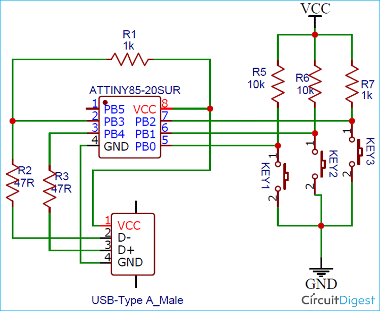 Automatic Login System Circuit Diagram 
