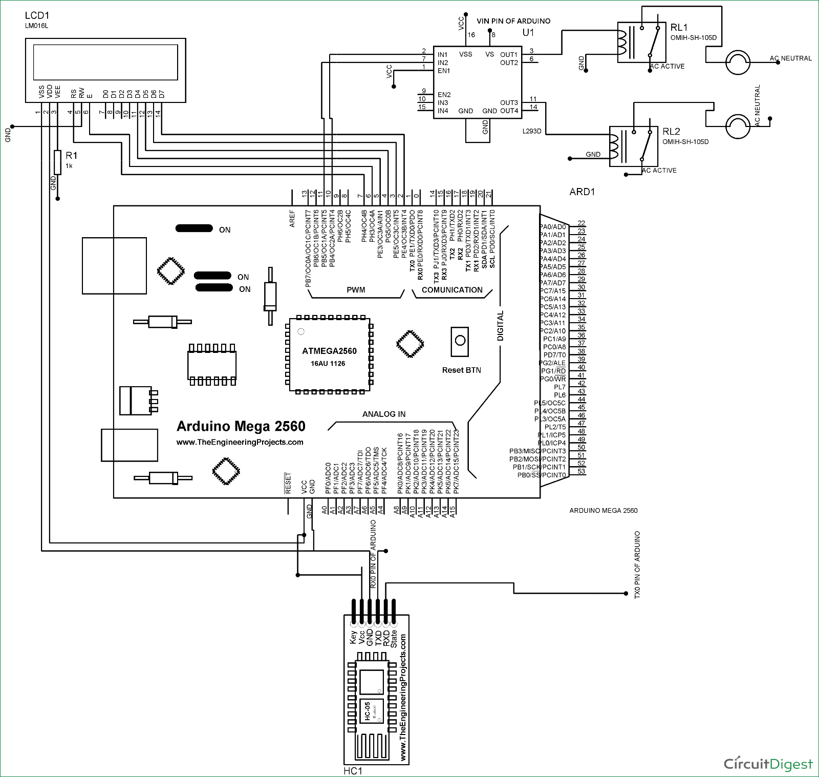 Bluetooth-controlled-home-automation-circuit-diagram