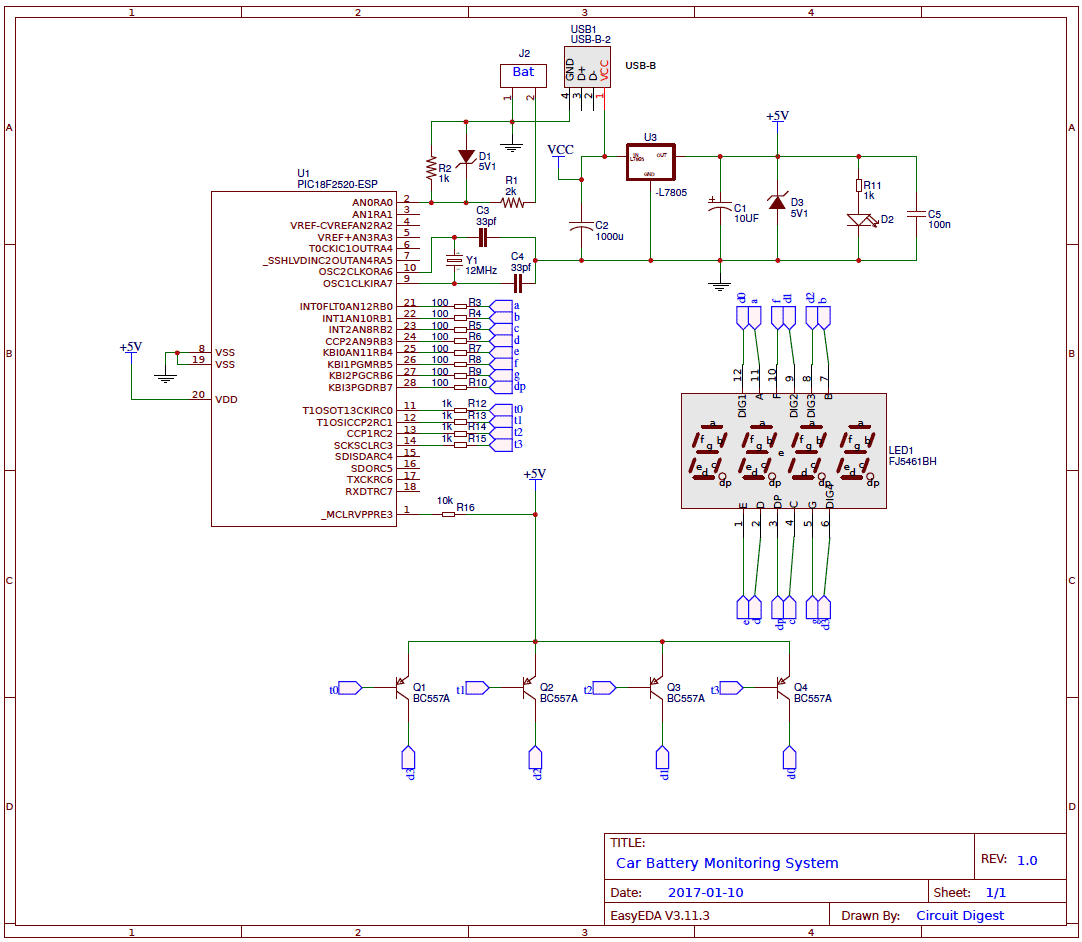 Car-Battery-Voltage-Monitoring-System-circuit-diagram