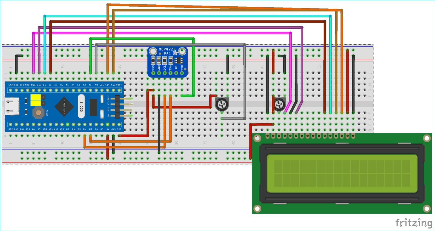 How to use DigitaltoAnalog Converter (DAC) with STM32F10C8 Board