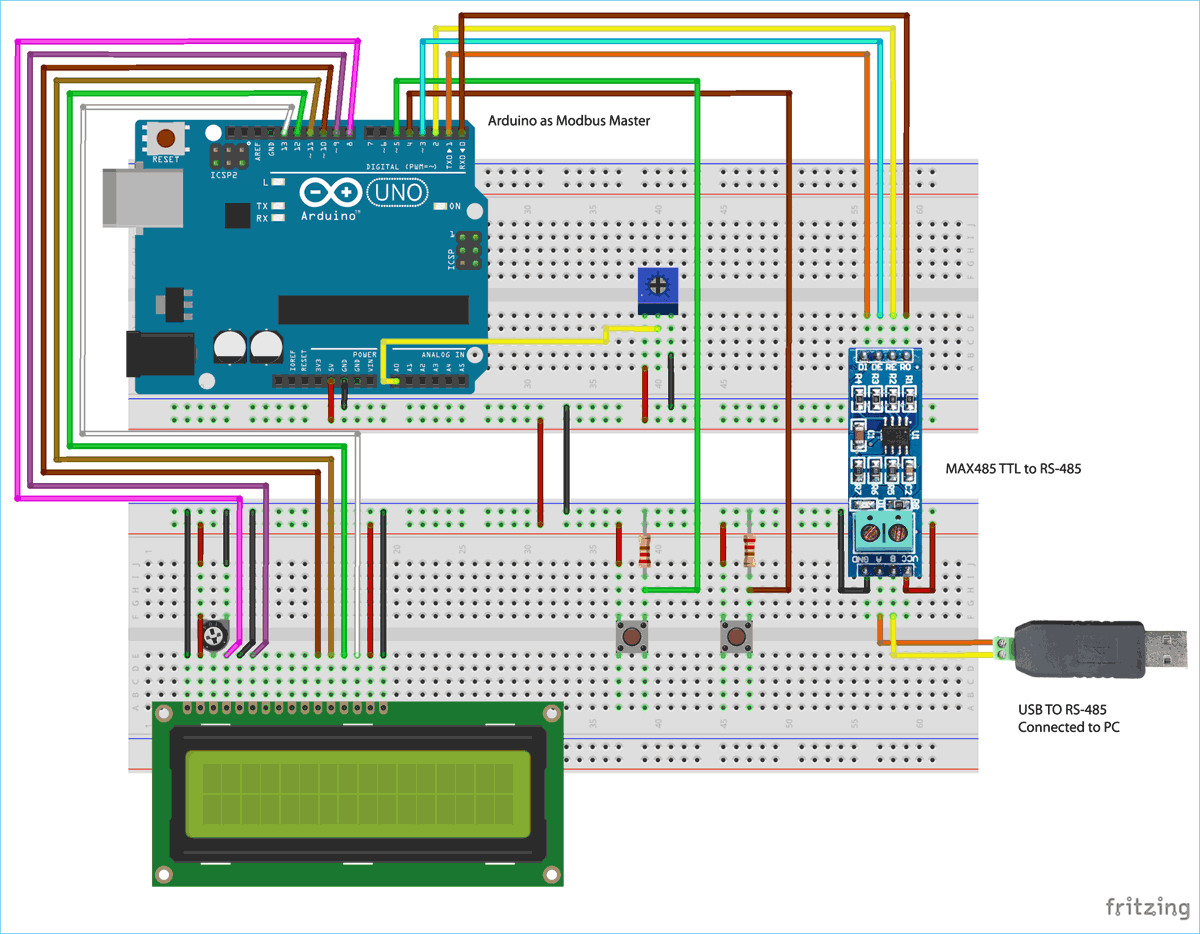 Rs485 arduino схема