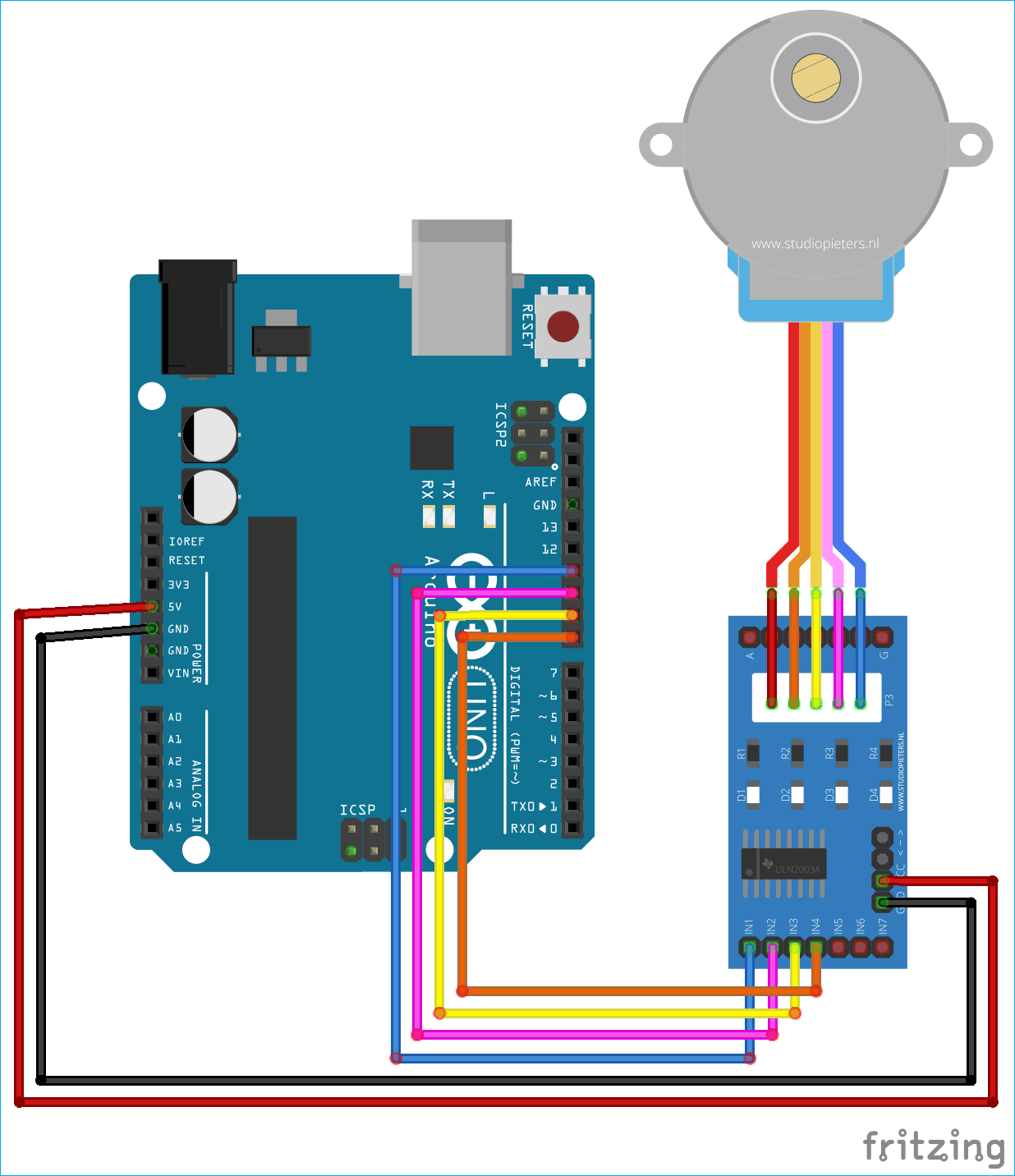 dc motors arduino matlab