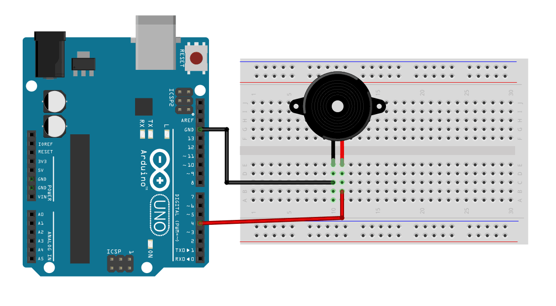 How to Use Active and Passive Buzzers on the Arduino - Circuit Basics