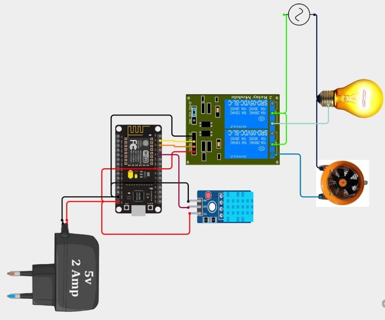 Circuit Diagram of Node 1