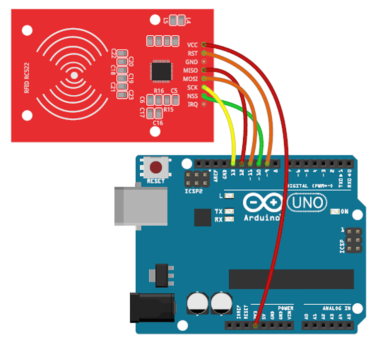 Rfid rc522 схема