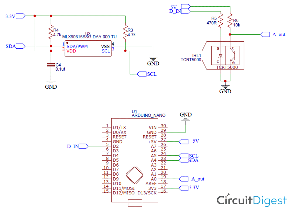 DIY Infrared Thermometer using Arduino and MLX90614 IR Temperature Sensor