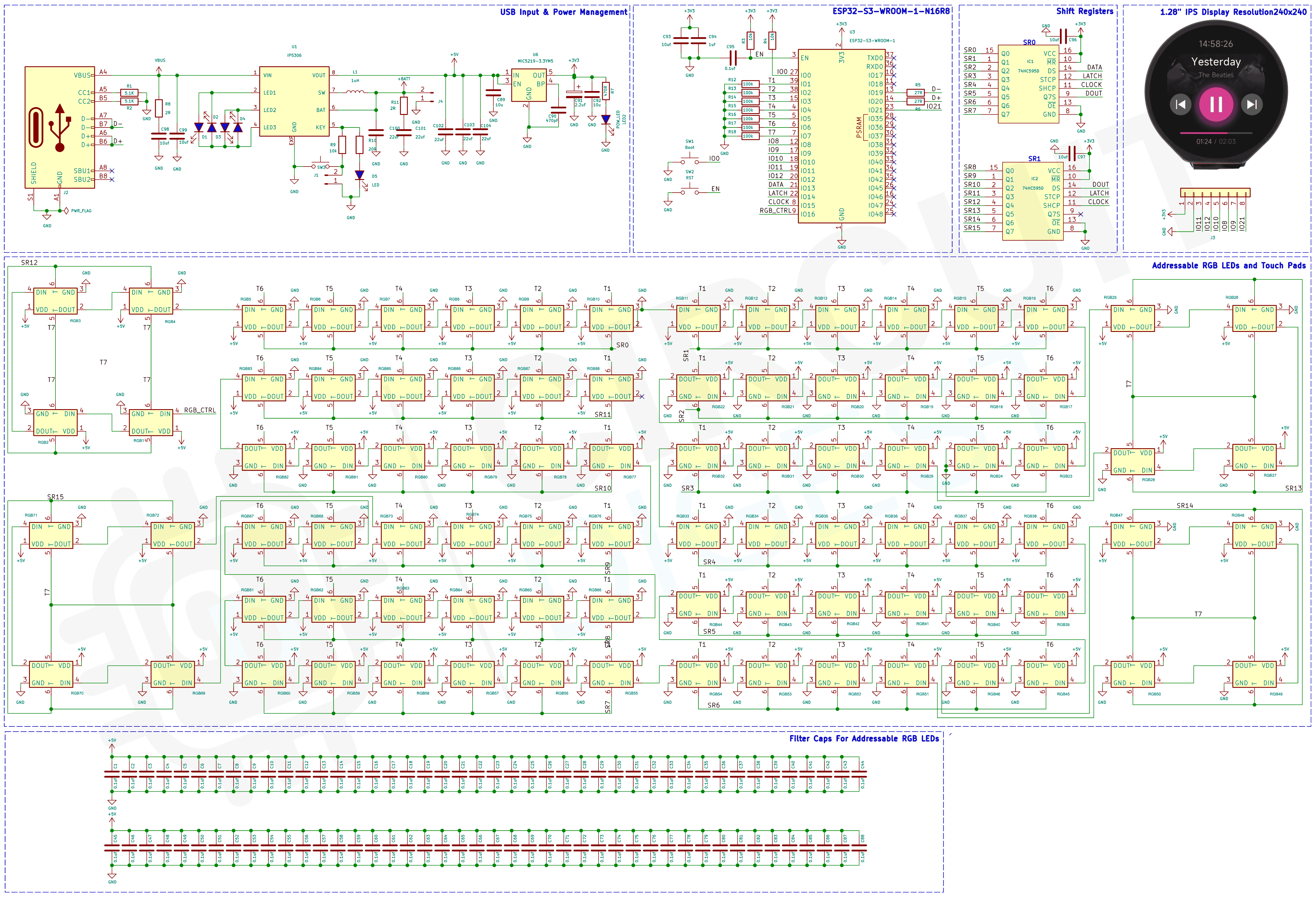 Schematics of Digital Ludo Board