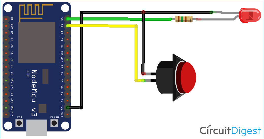 Eclipse MQTT Test Circuit Schematic