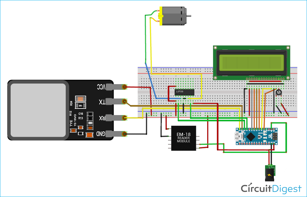 Fingerprint based Car Ignition System using Arduino and RFID