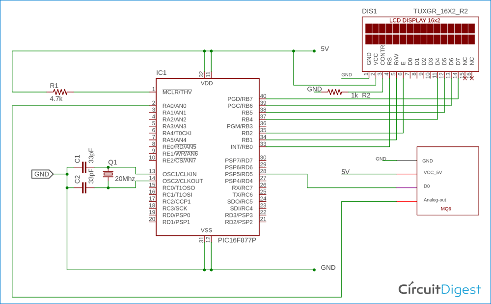 Gas Detection and PPM Measurement using PIC Microcontroller and MQ Gas ...