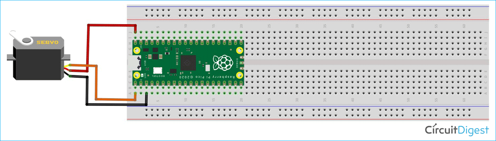 How to use a servo motor with the Raspberry Pi Pico