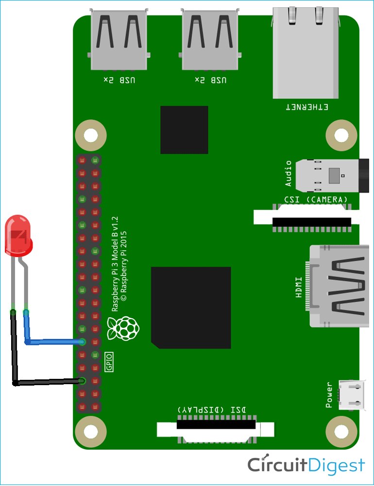 Node-Red Raspberry Pi Circuit Diagram