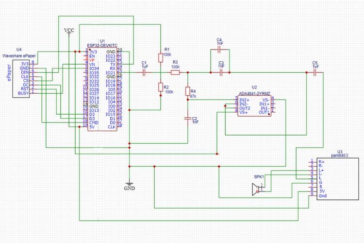 Schematic Diagram for the Smart Reminder