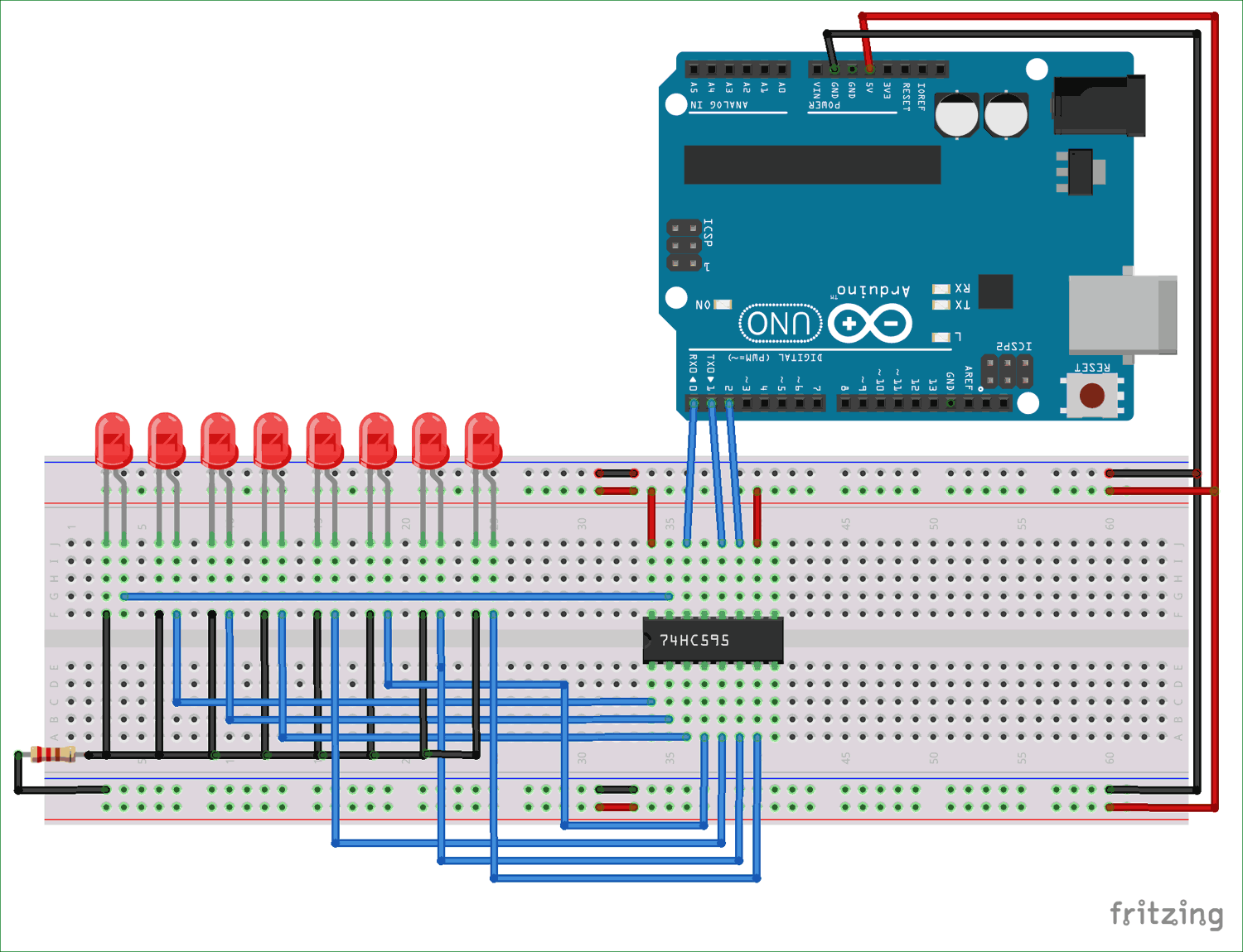 How To Control Multiple 7 Segments With Arduino And Shift Register Images 6657