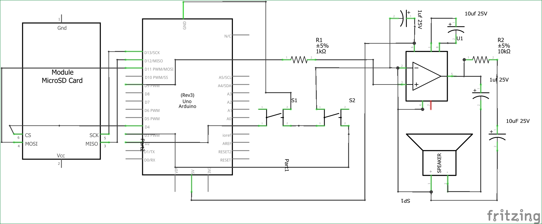 Simple Arduino Audio Music Player With Sd Card