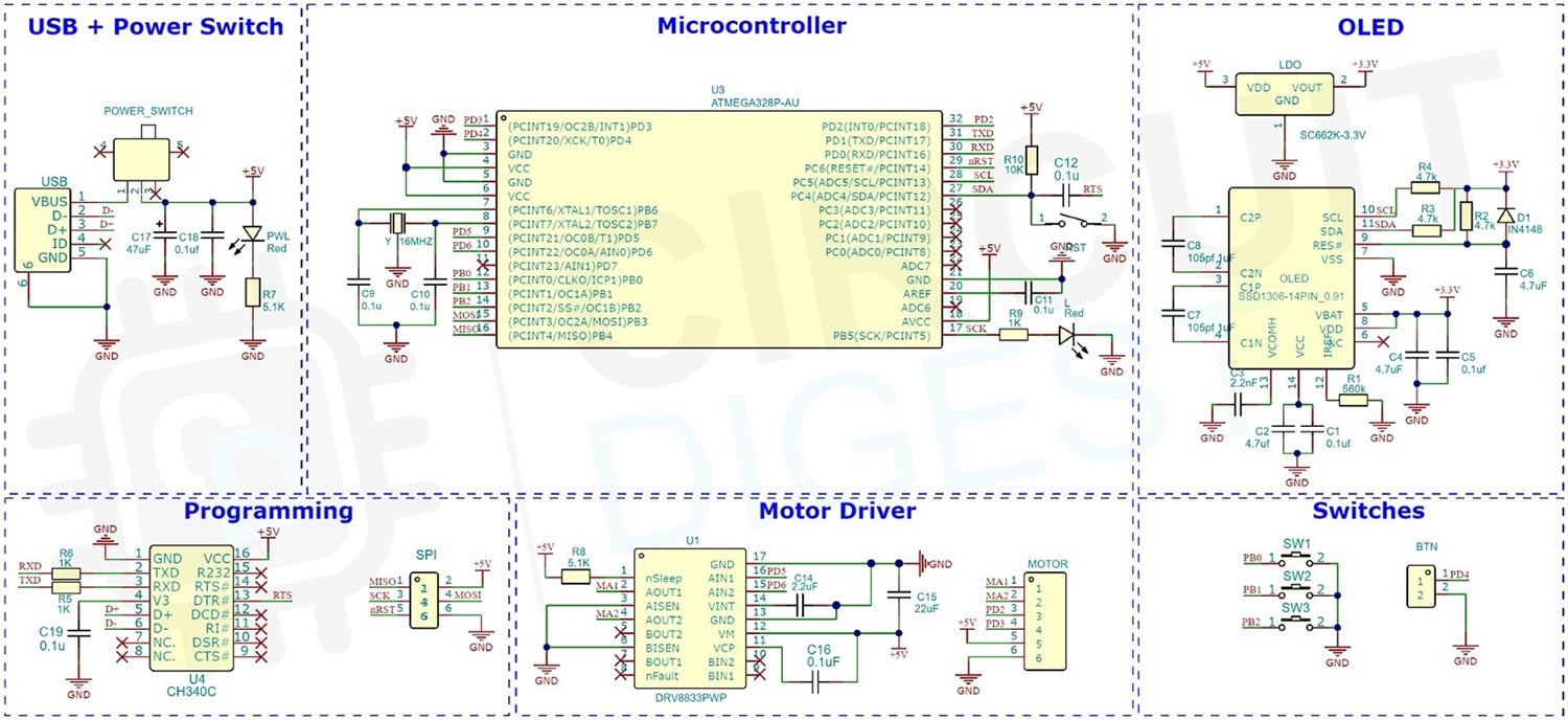 Automatic Solder Paste Dispenser Circuit Diagram