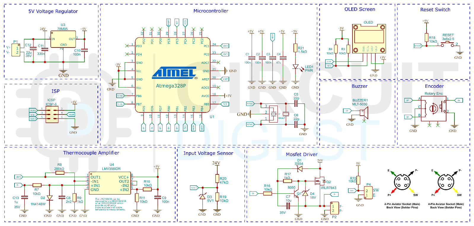 Soldering Iron Controller Circuit Diagram