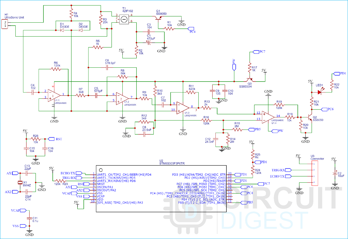 Arduino Ultrasonic Sensor Module Tutorial How Ultasonic Module Works And Interfacing It With 6764