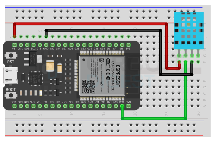 Whatsapp API ESP32 Circuit Diagram Whatsapp API ESP32 Circuit Diagram