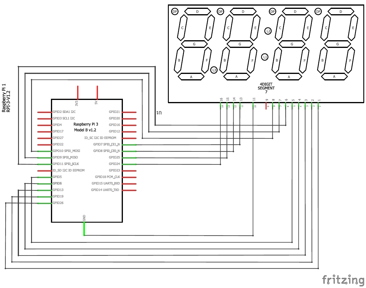 Tm1637 схема модуля