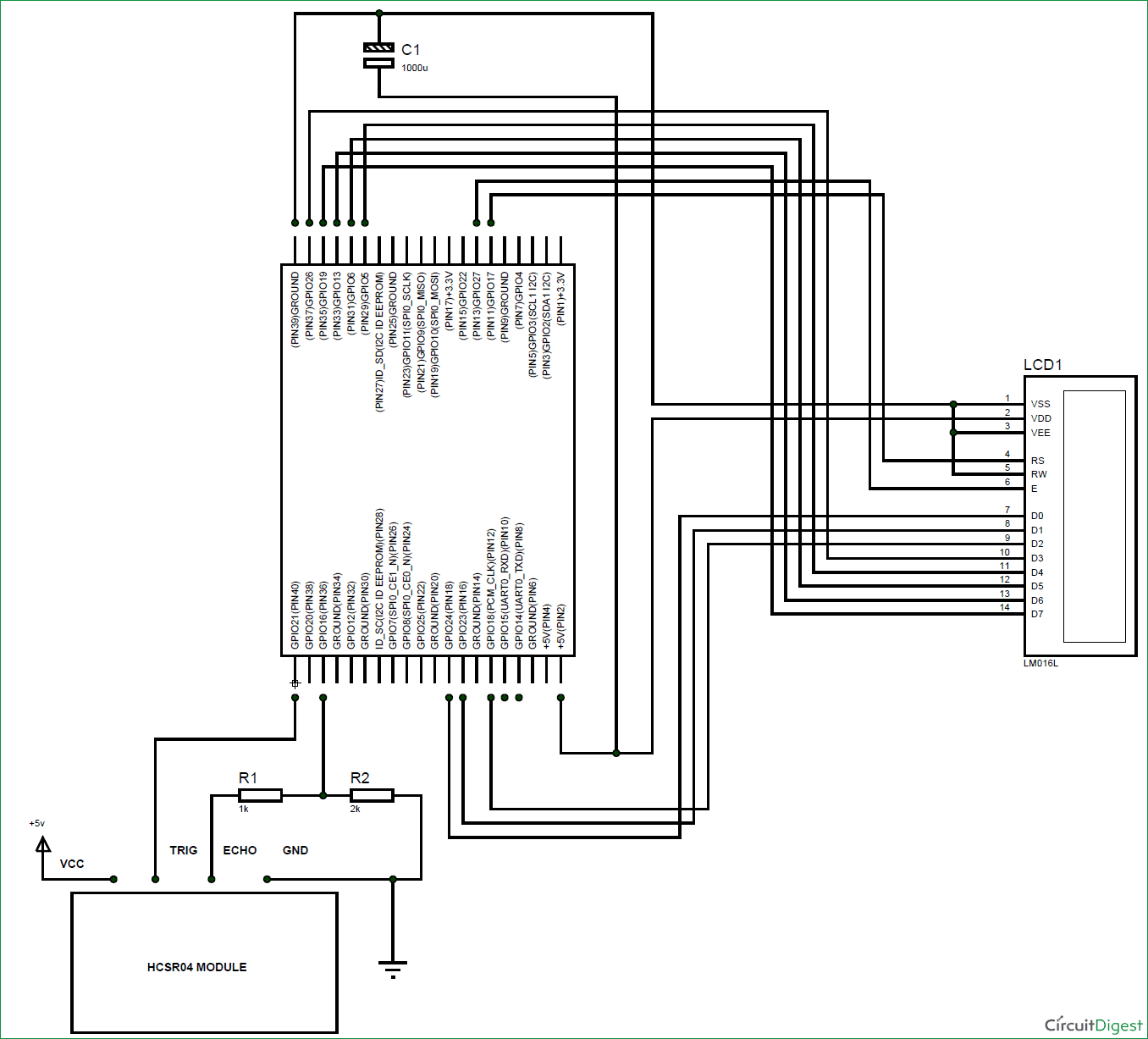 interfacing-ultrasonic-sensor-HCSR04-and-Raspberry-Pi-circuit
