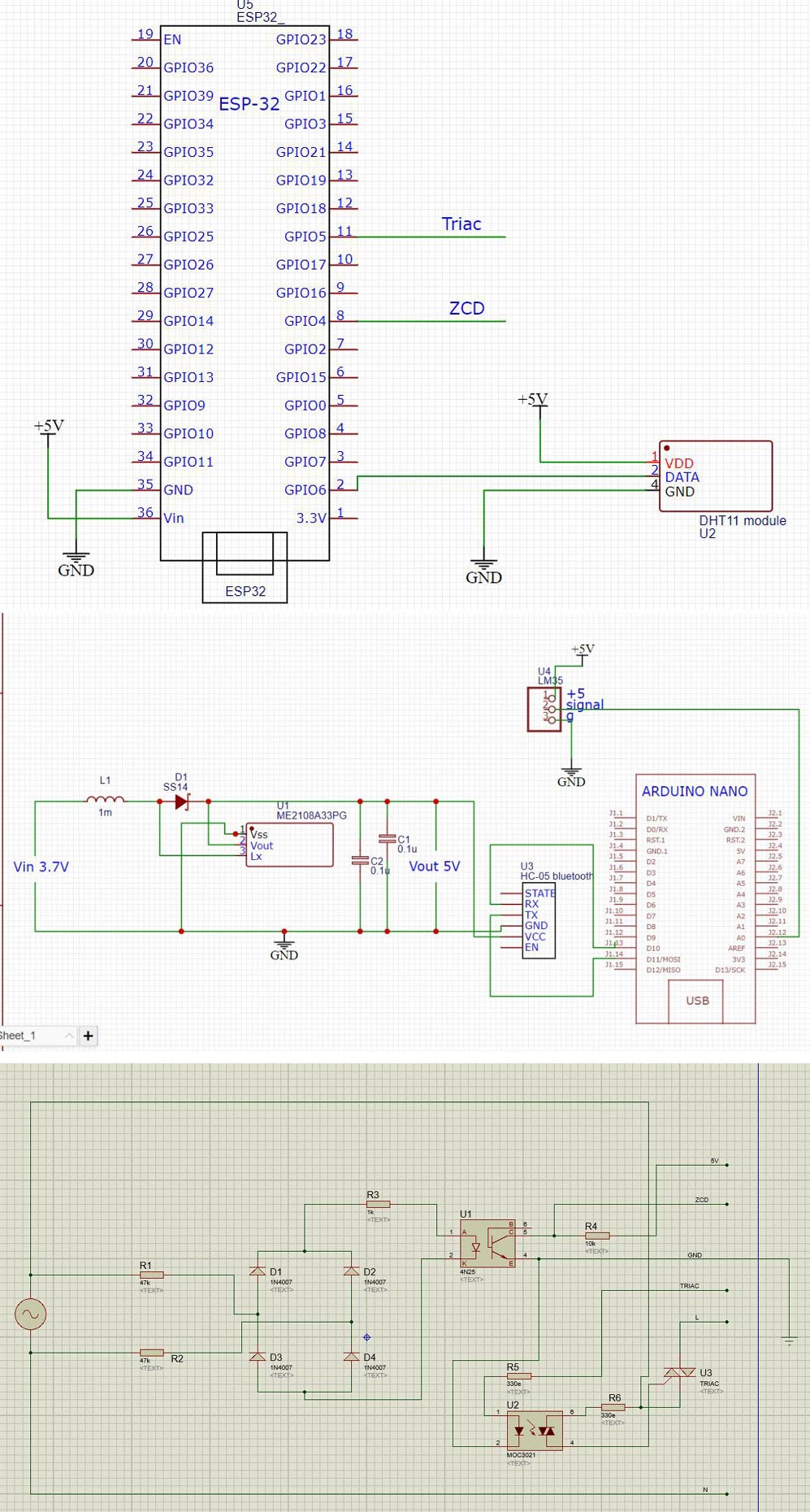 Temperature controlled Fan Regulator Circuit Diagram