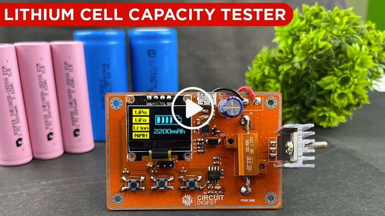 Lithium Cell Capacity Tester