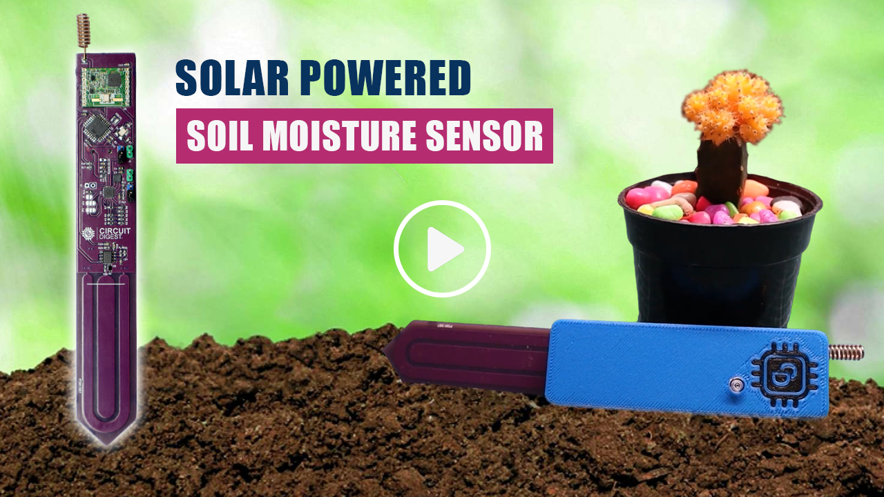 Wireless Soil Moisture Sensor with built-in Micro Energy Harvester