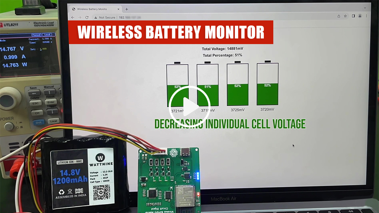 Build your own wireless bms using ESP32