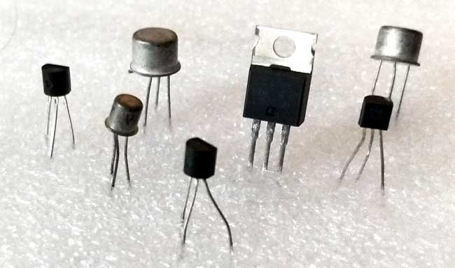 transistor polarity identification