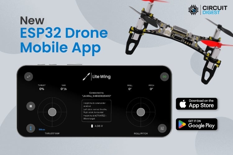 LiteWing ESP32 Drone: New Mobile App LiteWing ESP32 Drone: New Mobile App