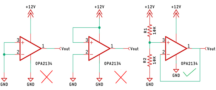 Terminating an unused OP-Amp 