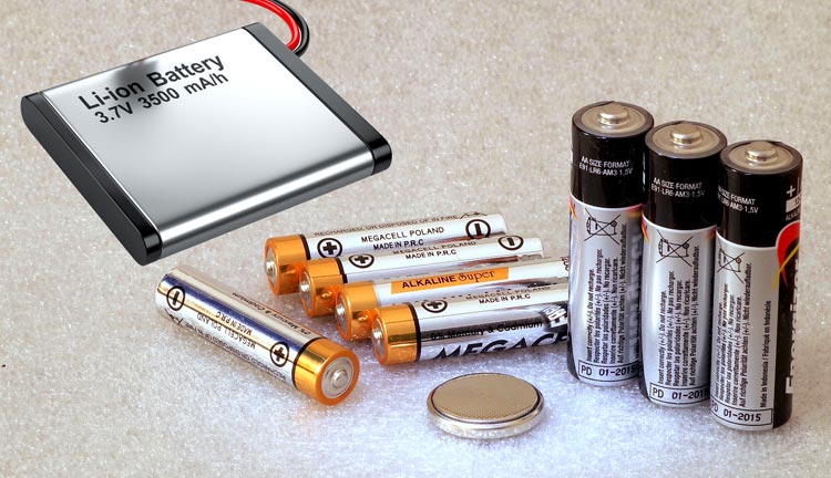 Different Types of Batteries and their Applications