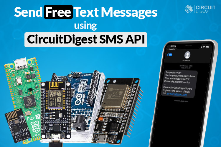 How to send free text messages using Arduino, NodeMCU ESP32 etc